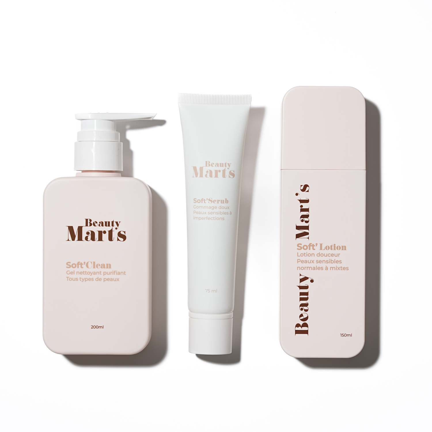 Routine Nettoyage Profond : Soft'Clean + Soft'Scrub + Soft Lotion
